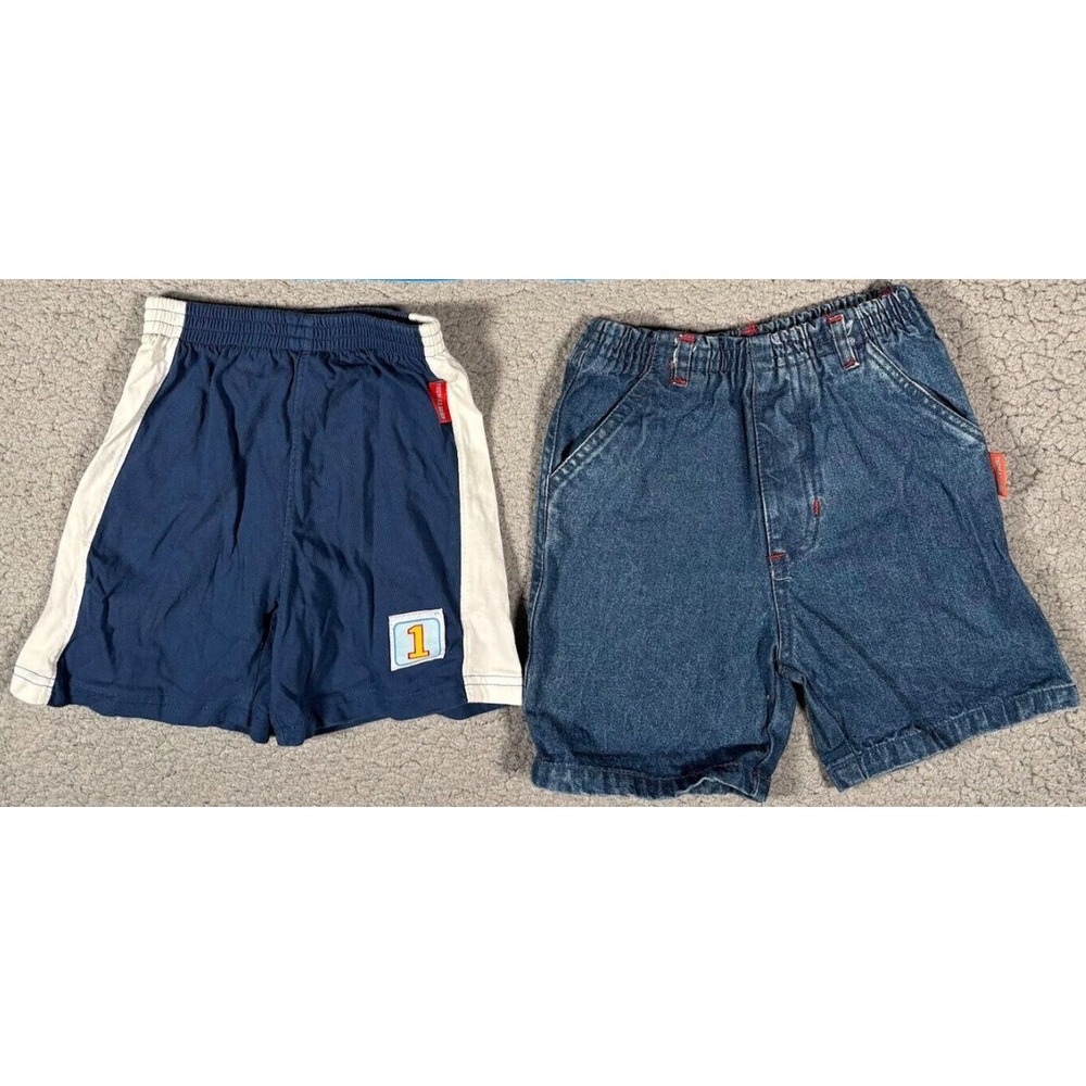 Thomas train Size 4T boys Shorts‎ Lot of 2 Pair Gullane tank engine Toddlers VTG
